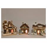 Hummel Christmas Village Decorative Trio