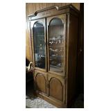 Beautiful Vintage Display Cabinet with Storage