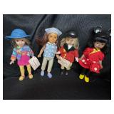 LOT OF MADAME ALEXANDER HAPPY MEAL DOLLS