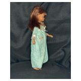 VINTAGE SKIPPER BARBIE WEARING BLUE NIGHTGOWN