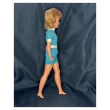 VINTAGE TAMMY DOLL WITH ORIGINAL BLUE ROMPER OUTFIT