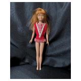 VINTAGE STRAWBERRY BLONDE SKOOTER DOLL WITH SWIMSUIT