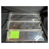 LOT OF 3 CLEAR DOLL CASES