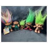 LOT OF TROLL DOLLS