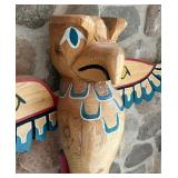 Hand Carved Wooden Totem Pole