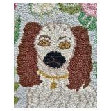 Beautiful Springer Spaniel Hand Hooked Rug by McADOO Rugs