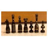 Mid 20th Century Israeli Chess Set by Hans Teppich