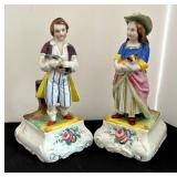 Two Vintage Victorian Figurines