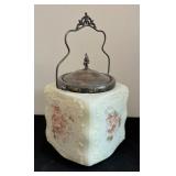 Antique Wave Crest Square Biscuit Jar