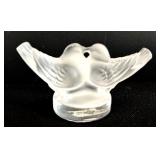 Lalique Love Birds Sculpture