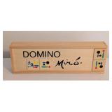 Joan Miro Wood Domino Set