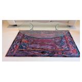 Colorful Vintage Accent Rug