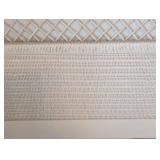 Henry Link White Wicker Twin Size Headboard