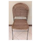 Woven Wicker Side Chair