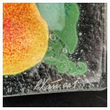 Peggy Karr Fused Glass Fruit Plate