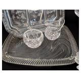 Assorted Vintage Glass and Crystal Servingware