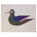 Woven Wool Bird Ecuador Tapestry