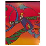 Framed Peter Max NYC Marathon Print