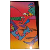 Framed Peter Max NYC Marathon Print