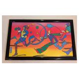 Framed Peter Max NYC Marathon Print