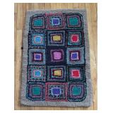 Vintage Colorful Wool Rug