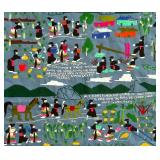 Hmong Pictorial Needlepoint Tapestry