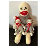 Variety of Adorable Sock Monkeys