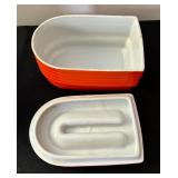 Vintage Hot Point Westinghouse Lidded Refrigerator Dishes by Hall