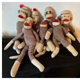 Seven Sweet Sock Monkeys