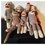 Seven Adorable Sock Monkeys