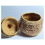 Vintage Hand Crafted Woven Basket