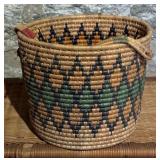 Vintage Woven Baskets and Trunk