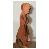 Vintage Wooden Folk Art Decorative Figurines