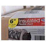 Lot of (1) GAP® Master Flow Insulated Flexible Ducting 4"x25