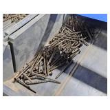 Lot of (16 Bins) Assorted Hardware - Washer Head Screws, Drywall Screws, Assorted Long Screws