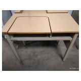 Adjustable Metal/Wood Desk