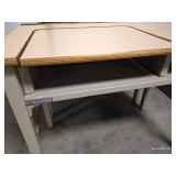 Adjustable Metal/Wood Desk