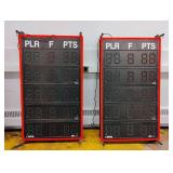 (2) Daktronics Volleyball Statistic Boards