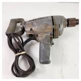 Powr-Kraft 1/2" Electric Drill Model TPC-9272A Good Condition Tested Works