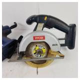 Lot Of Two Ryobi Tools R10633 Circular Saw And P310 Caulking TOOLS ONLY Good Condition