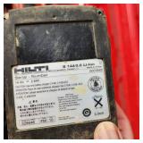 Hilti Adhesive Gun Two Batteries And Charger Tested Works Good Condition