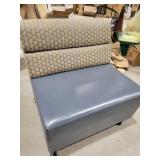 Rolling Couch Chairs (529529) Two Corner Units and One Straight Unit