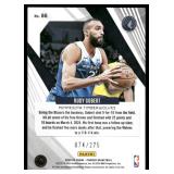 Rudy Gobert /275 Ruby Cracked Ice 2023-24 Phoenix, numbered 74/275, #86 Minnesota Timberwolves Basketball Card