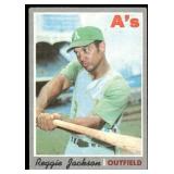 Reggie Jackson 2nd Year 1970 Topps #140 Vintage Baseball Card