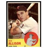 Bob Allison 1963 Topps #75 Vintage Minnesota Twins Baseball Card