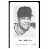 Juan Marichal 1970 Milton Bradley Vintage Baseball Card