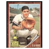 Joe Torre RC 1962 Topps #218 Vintage Baseball Card Rookie