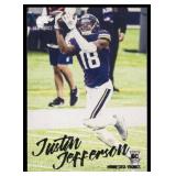 Justin Jefferson RC 2020 Chronicles Luminance #217 Rookie Minnesota Vikings Football Card