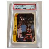 Patrick Ewing RC Sticker PSA 6 EX-MT 1985 Fleer #6 Rookie Vintage Basketball Card