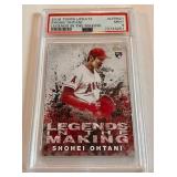 Shohei Ohtani RC PSA 9 Mint 2018 Topps Update Legends in the Making #LITM21 Rookie Baseball Card